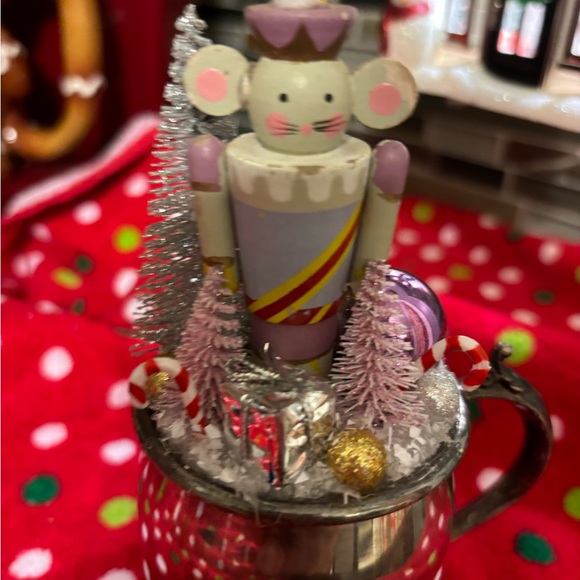 Handmade silver cup Nutcracker With all the trimmings Christmas tree 🌲 Gifts 🎁 - Picture 2 of 8